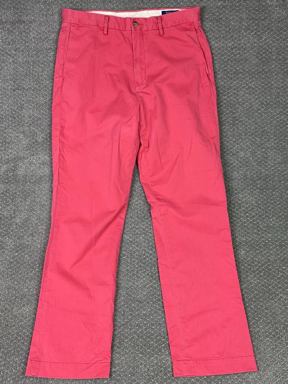 Polo Ralph Lauren Chino Pants Mens 32x32 Fit 32x31 Jetty Red Stretch Classic Fit